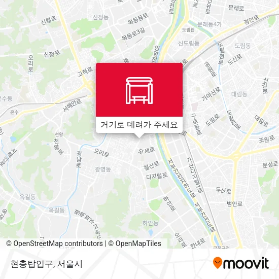 현충탑입구 지도