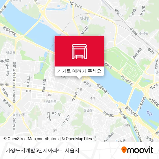 가양도시개발5단지아파트 지도