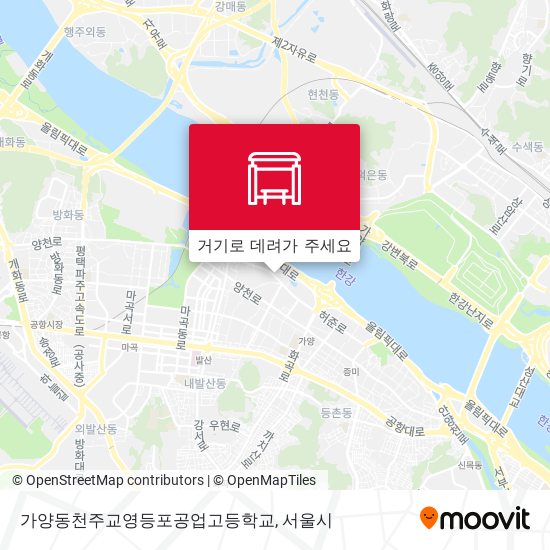 가양동천주교영등포공업고등학교 지도