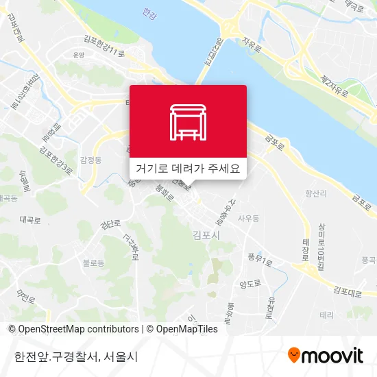 한전앞.구경찰서 지도