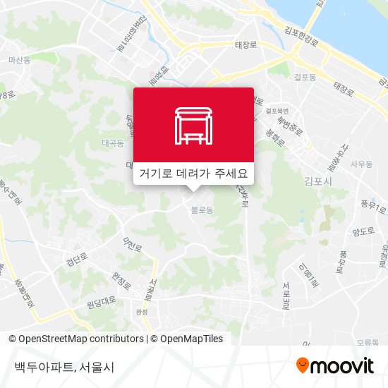 백두아파트 지도