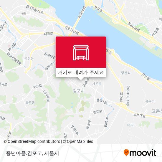 풍년마을.김포고 지도