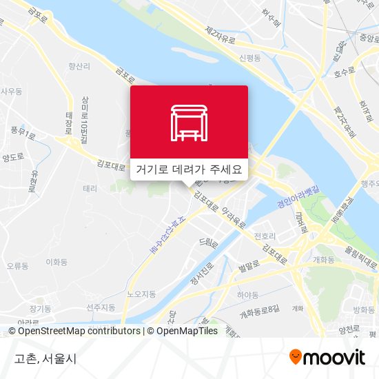 고촌 지도