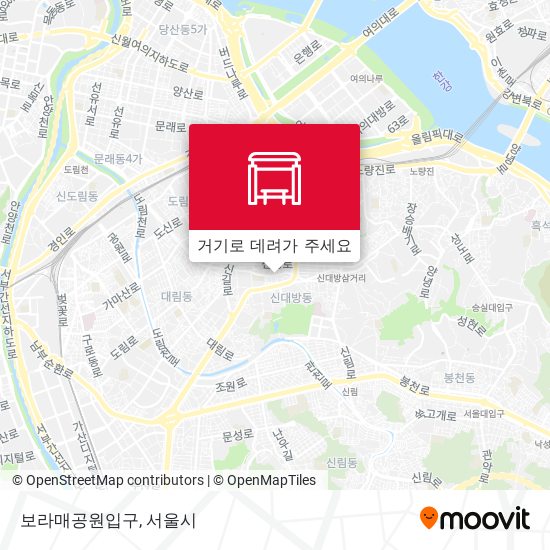 보라매공원입구 지도