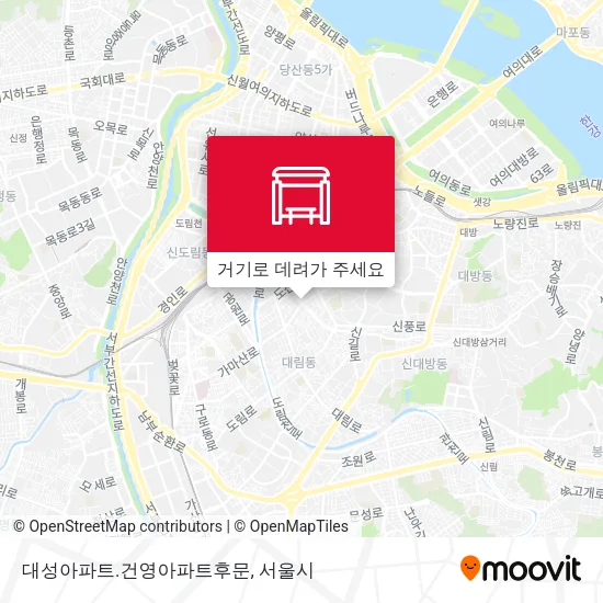 대성아파트.건영아파트후문 지도