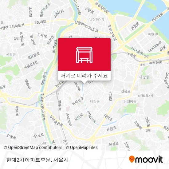 현대2차아파트후문 지도