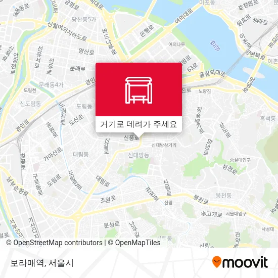 보라매역 지도