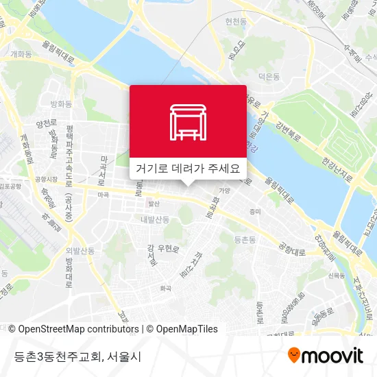등촌3동천주교회 지도