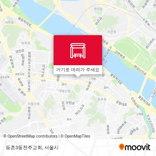 등촌3동천주교회 지도