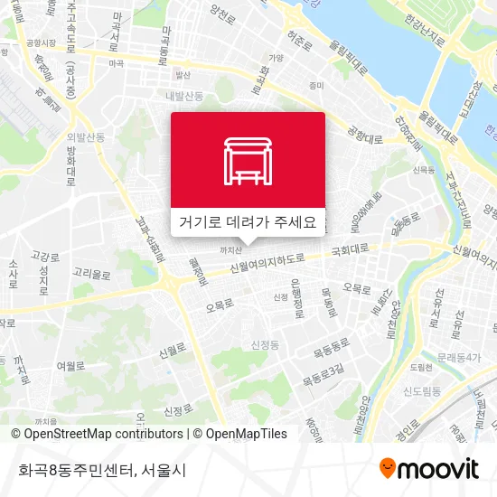화곡8동주민센터 지도