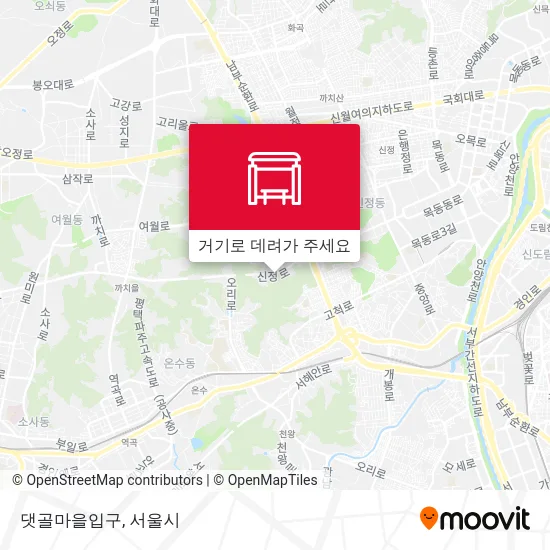 댓골마을입구 지도