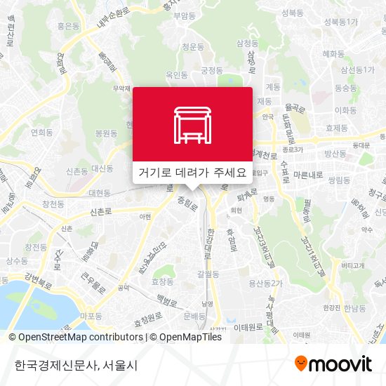 한국경제신문사 지도