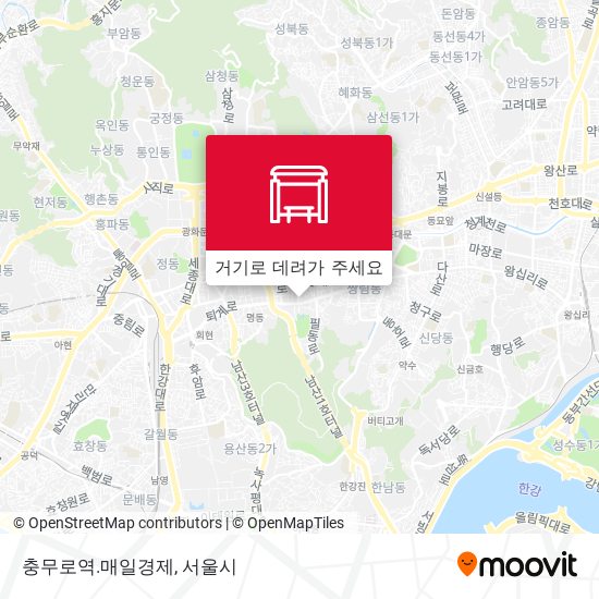 충무로역.매일경제 지도