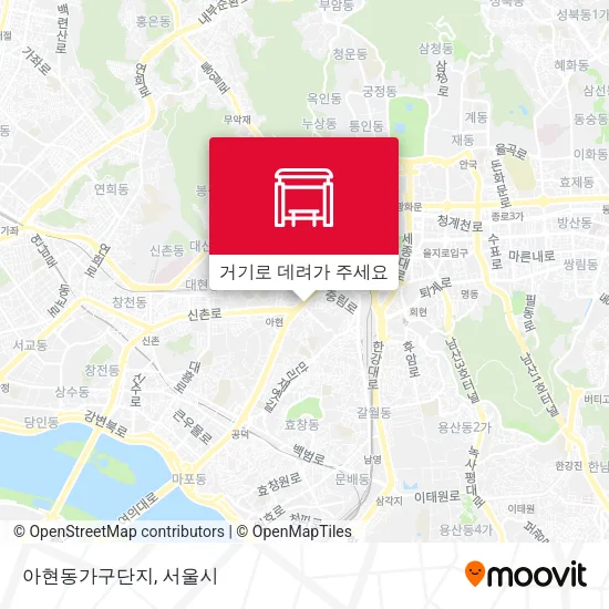 아현동가구단지 지도