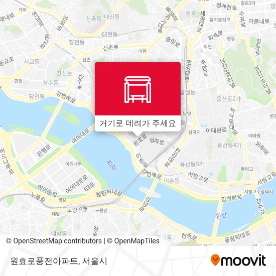 원효로풍전아파트 지도