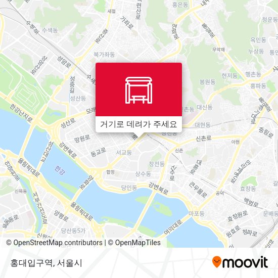 홍대입구역 지도