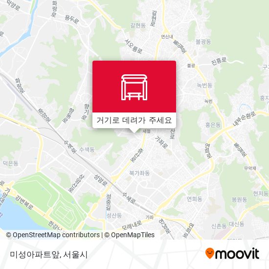 미성아파트앞 지도