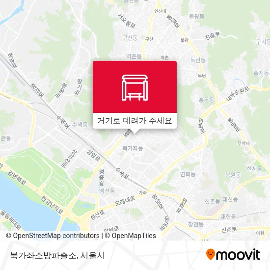 북가좌소방파출소 지도