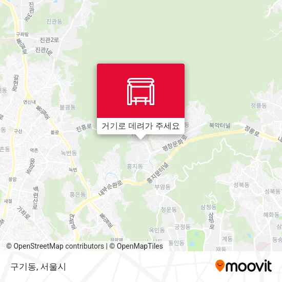 구기동 지도