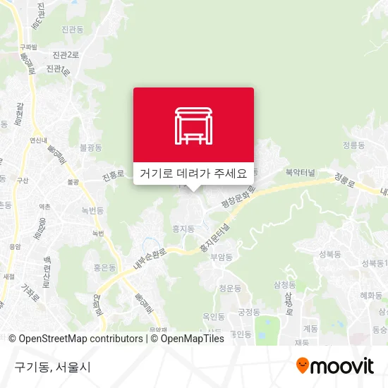구기동 지도