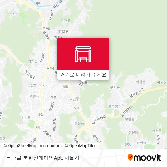 독박골.북한산래미안Apt 지도