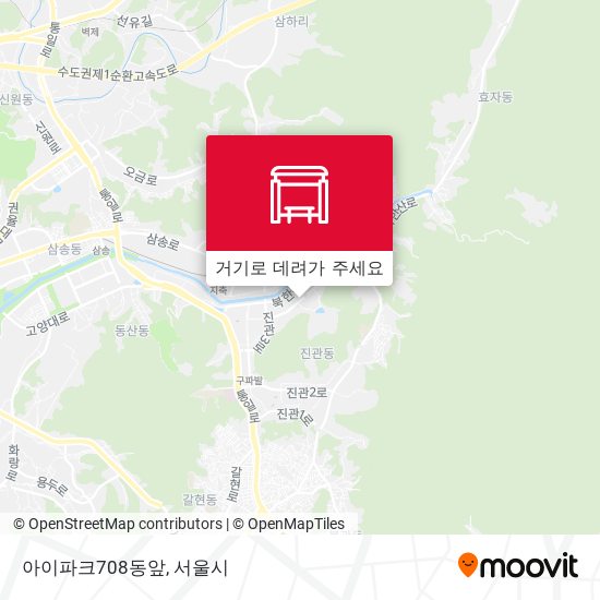 아이파크708동앞 지도