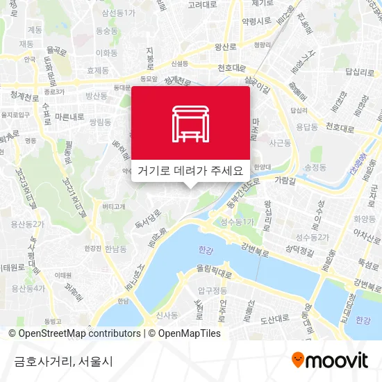 금호사거리 지도