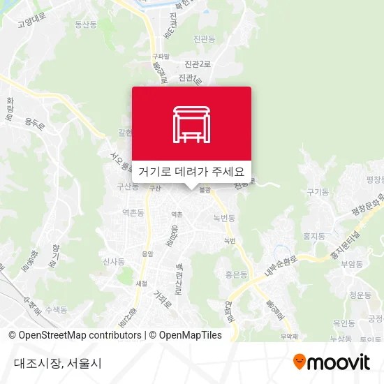 대조시장 지도