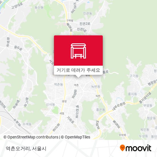 역촌오거리 지도