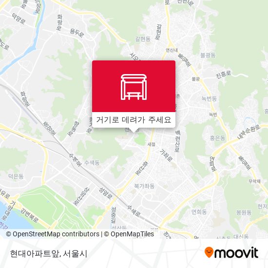 현대아파트앞 지도