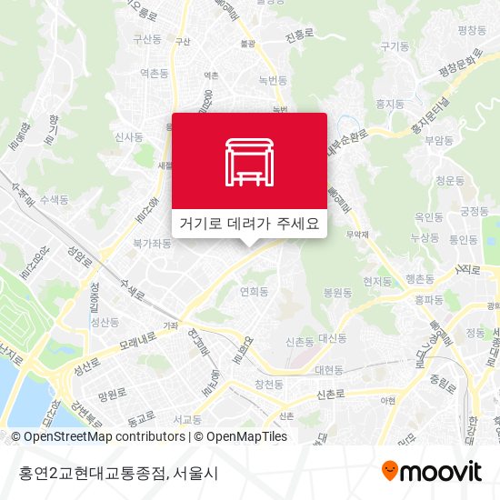 홍연2교현대교통종점 지도