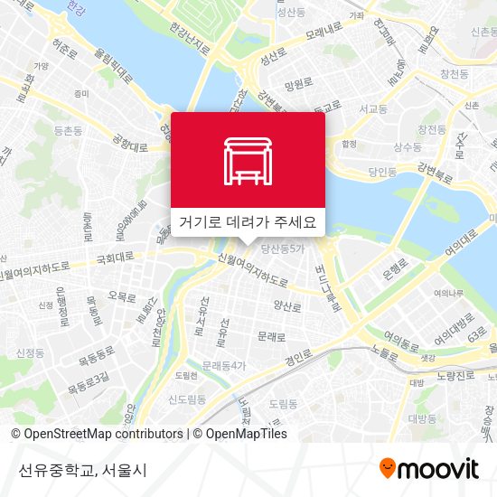 선유중학교 지도