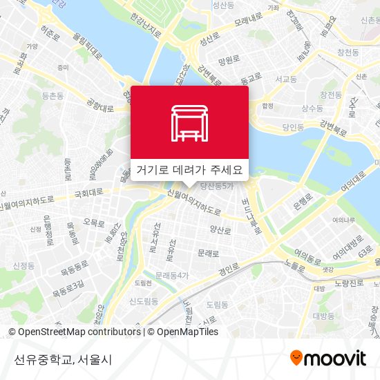 선유중학교 지도