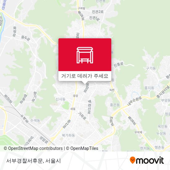 서부경찰서후문 지도