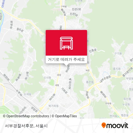 서부경찰서후문 지도
