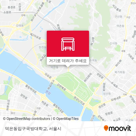 덕은동입구국방대학교 지도