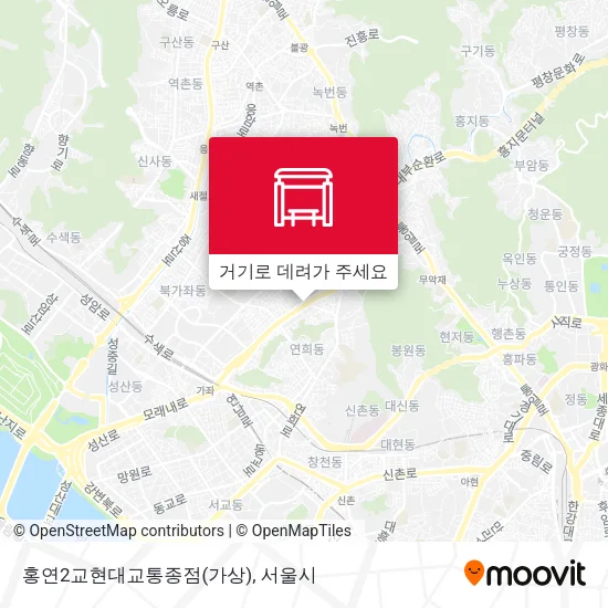 홍연2교현대교통종점(가상) 지도