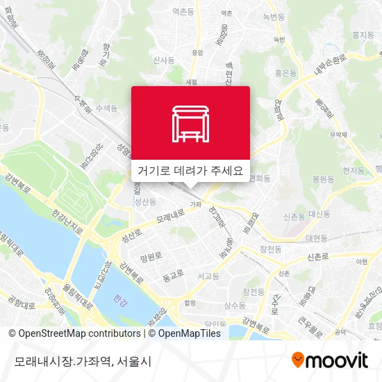 모래내시장.가좌역 지도