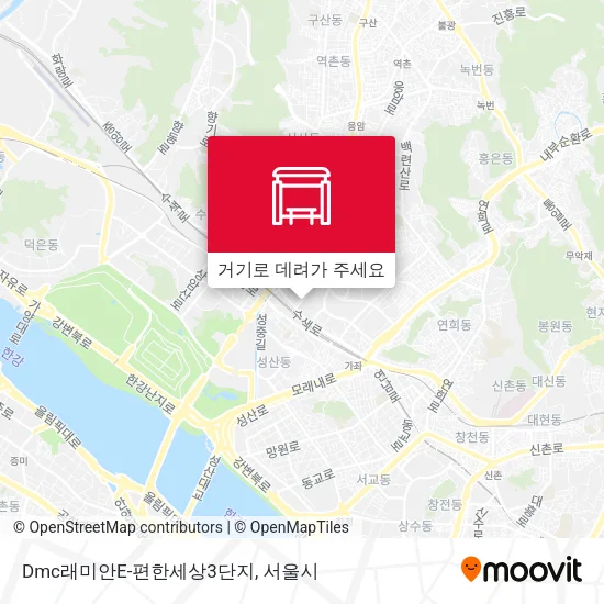 Dmc래미안E-편한세상3단지 지도