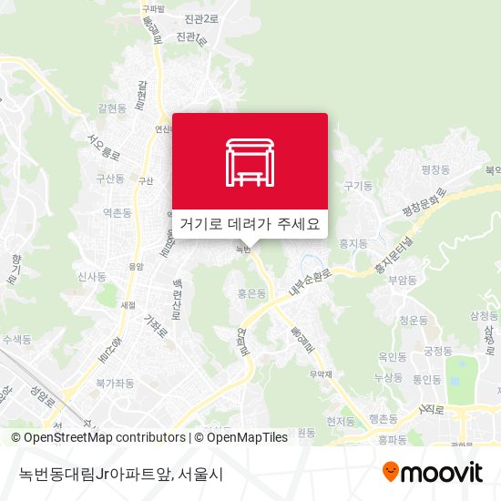 녹번동대림Jr아파트앞 지도