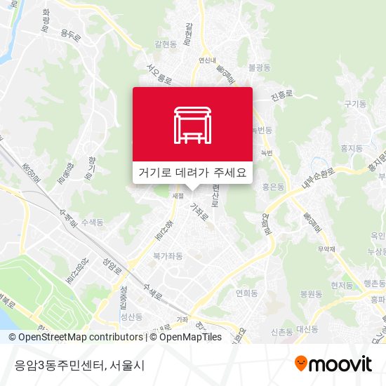 응암3동주민센터 지도