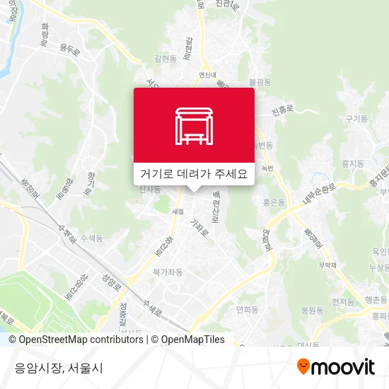 응암시장 지도