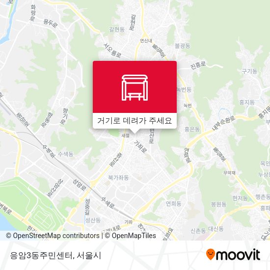 응암3동주민센터 지도