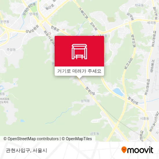 관현사입구 지도