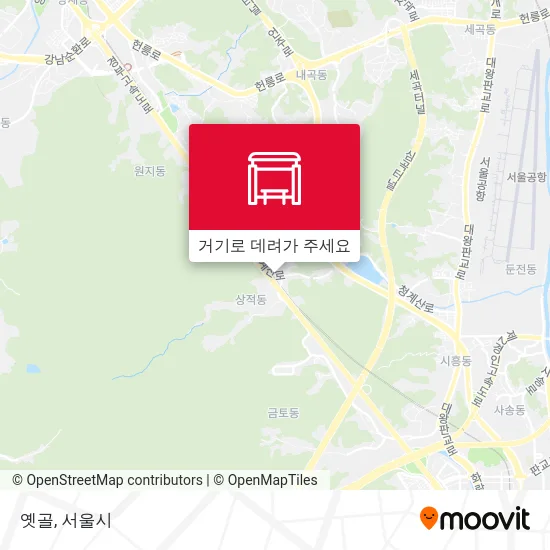 옛골 지도