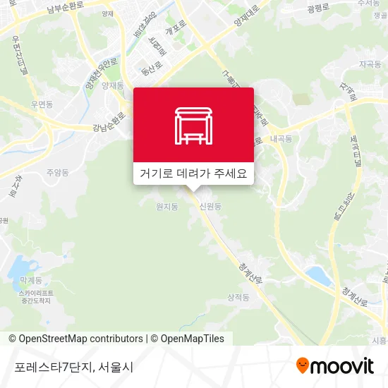 포레스타7단지 지도