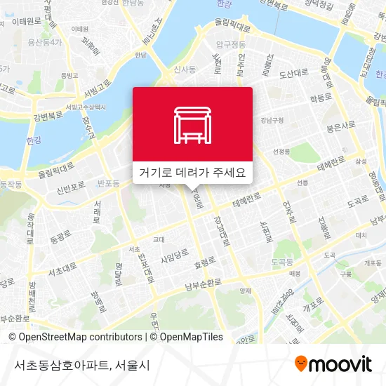 서초동삼호아파트 지도