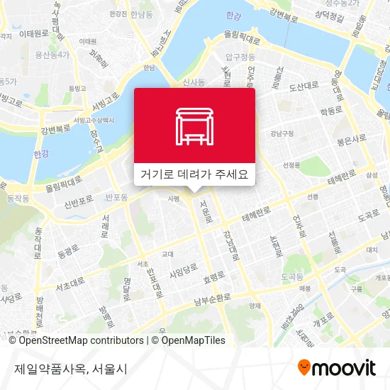 제일약품사옥 지도