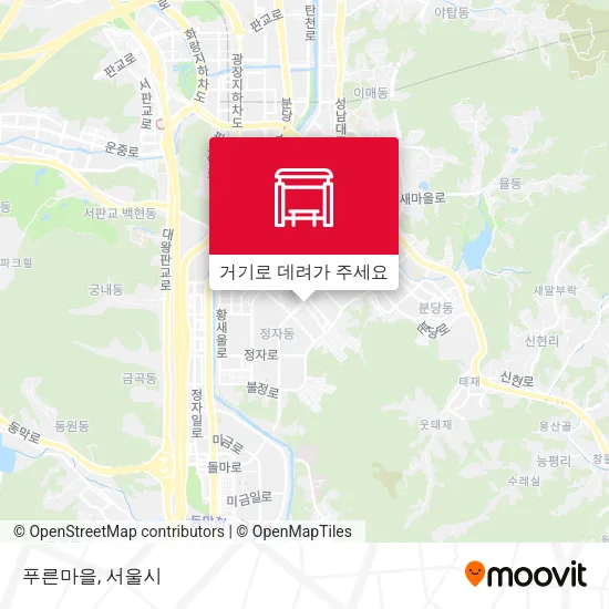 푸른마을 지도