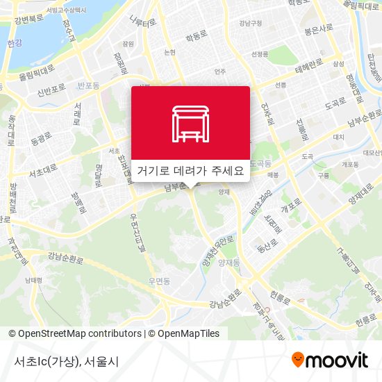 서초Ic(가상) 지도